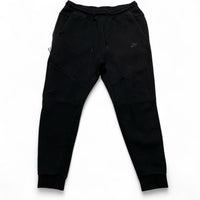 Nike Tech Fleece Black Full Tracksuit Hoodie and Joggers (XL)