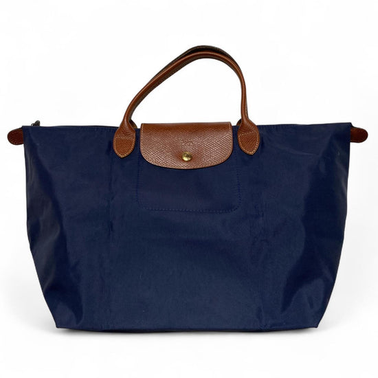 Longchamp Le Pliage Navy Blue tote bag
