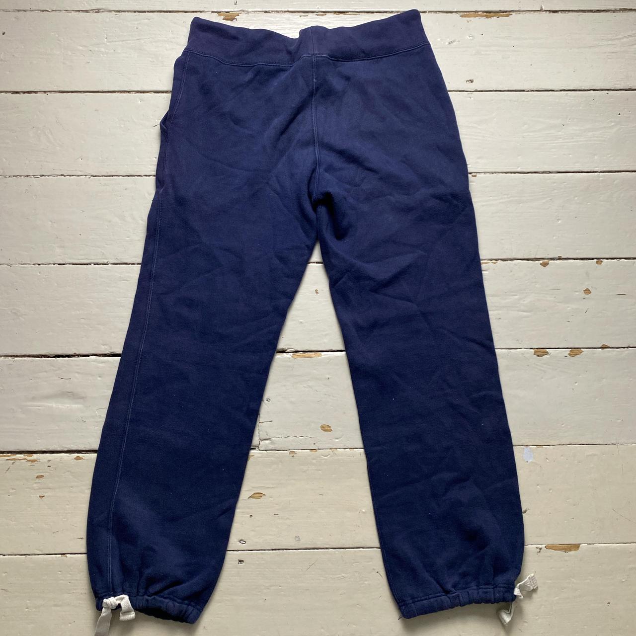 Ralph Lauren Polo Vintage Navy and Yellow Pony Baggy Jogger Bottoms