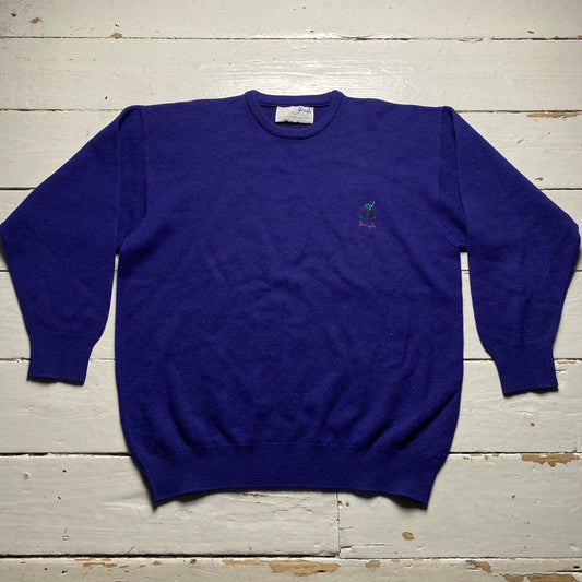 Pringle Blue Vintage Wool Jumper