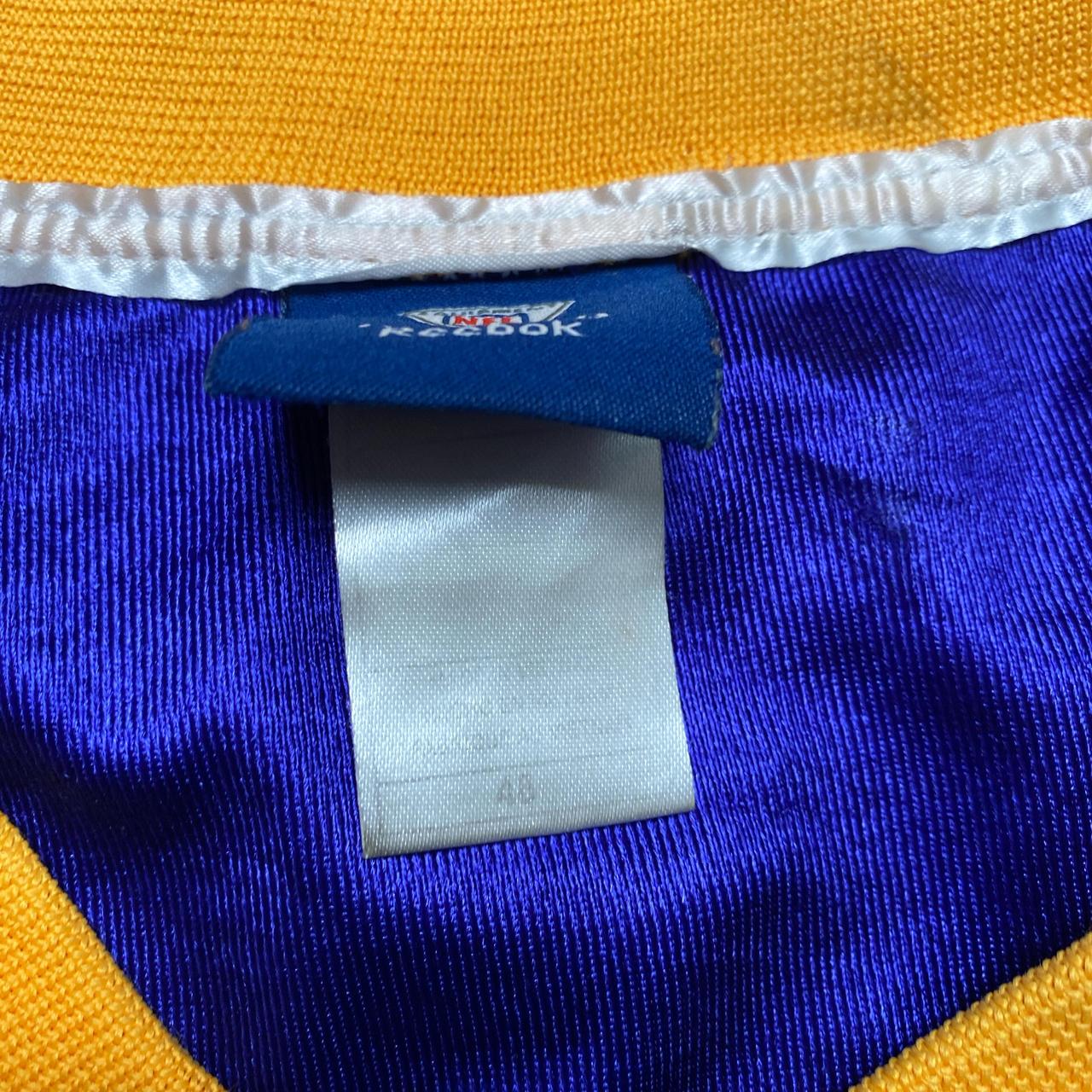 Minnesota Vikings Royal Blue Yellow and White NFL Football Jersey (XL)
