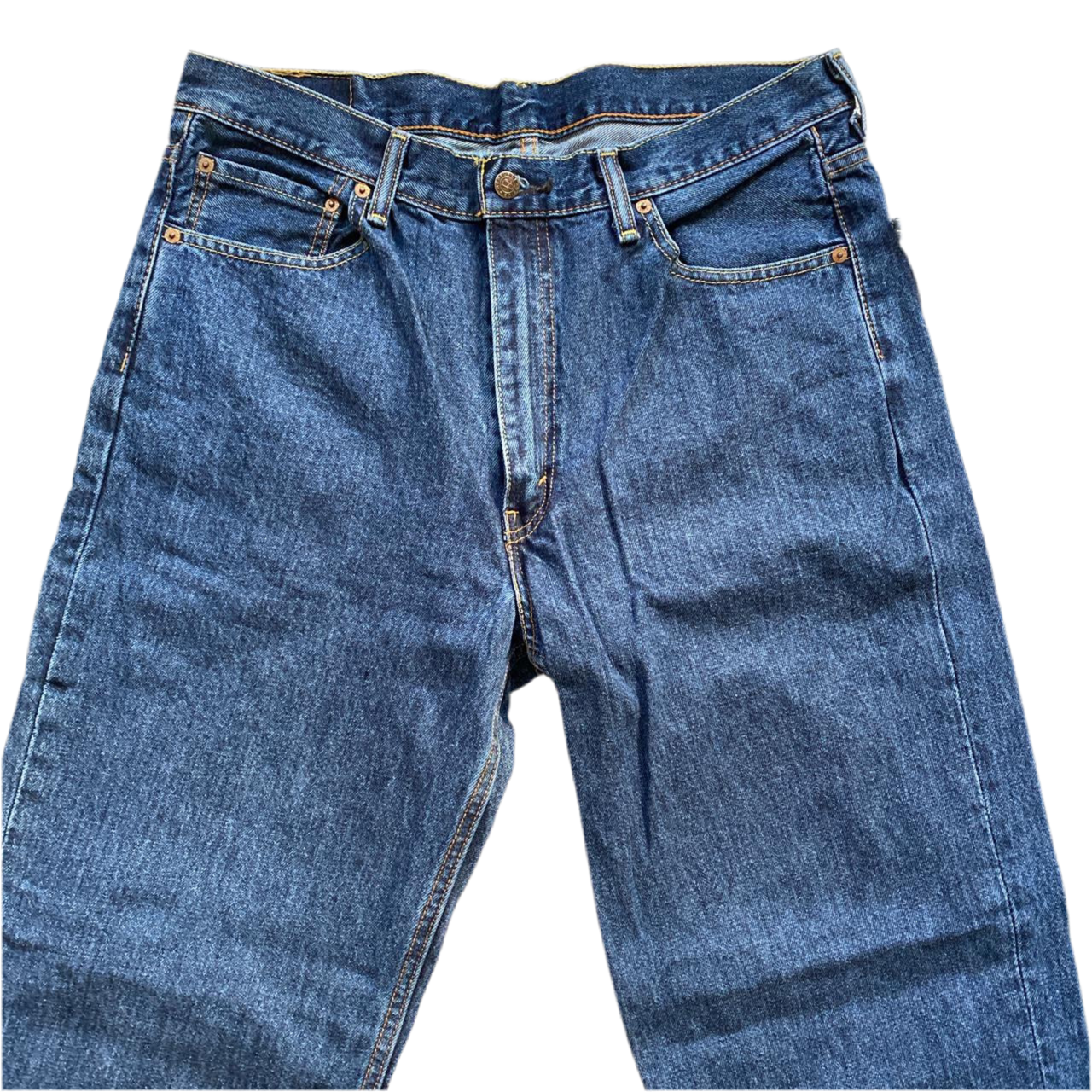 Levis 550 Stonewashed Blue Baggy Jeans (36W)