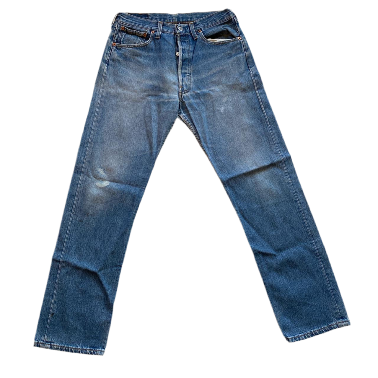 Levis 501 Light Wash Jeans (32W)