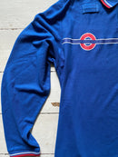 Blue Workwear Long-sleeve Polo (M)