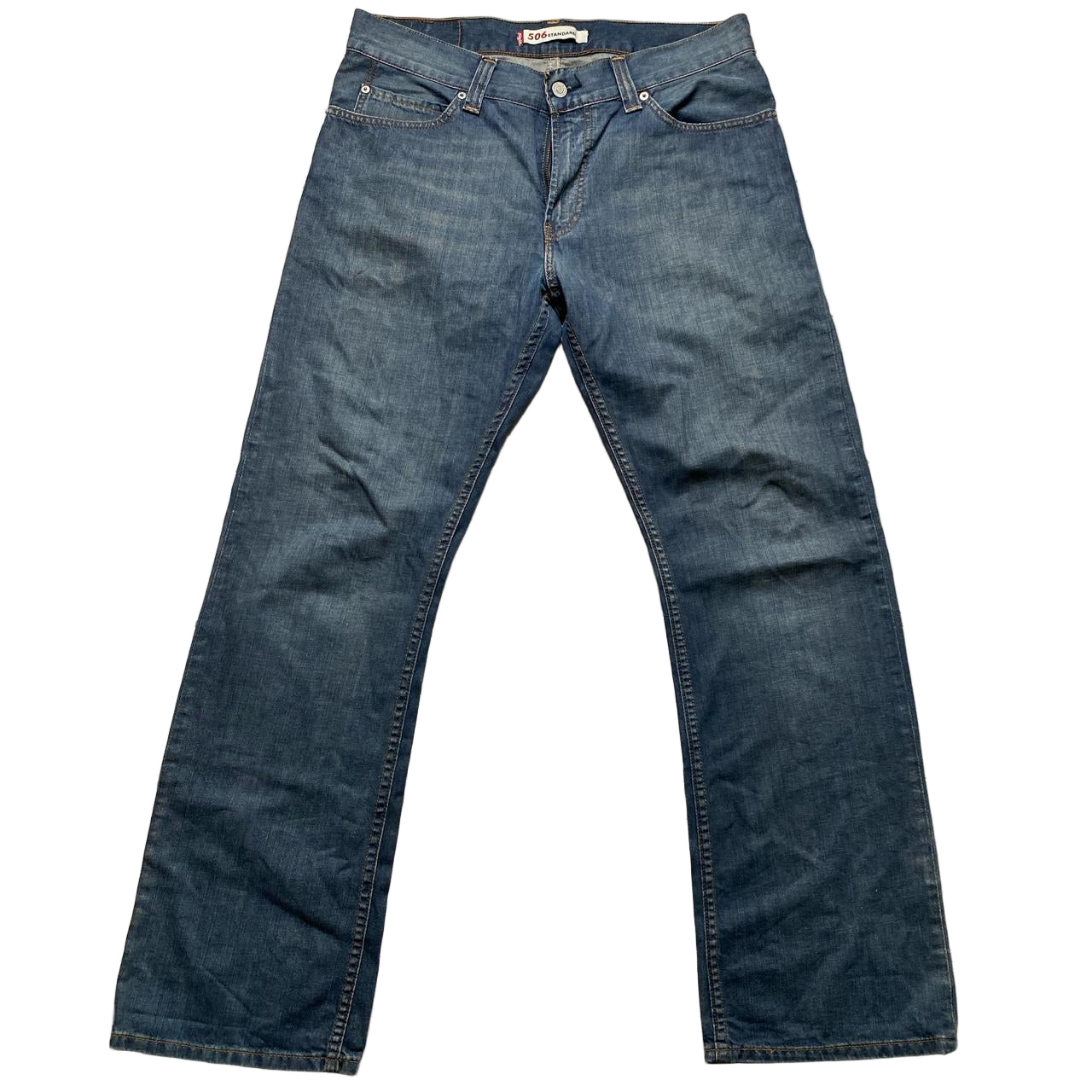 Levis 506 Vintage Blue Jeans (34W)