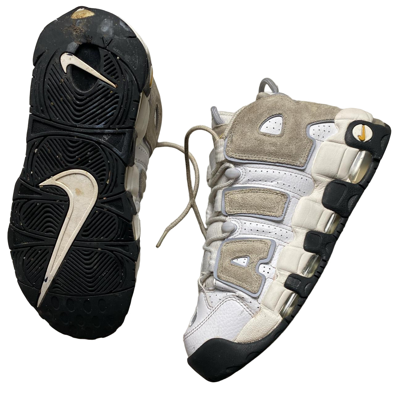 Nike Air More Uptempo White and Grey (UK 8)