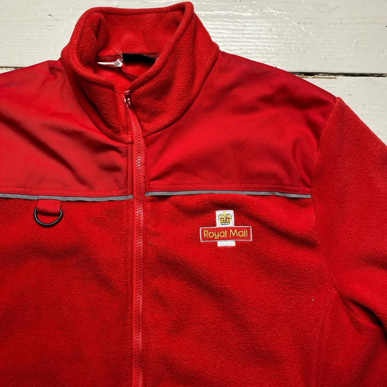 Royal Mail Red Fleece Zip Jumper