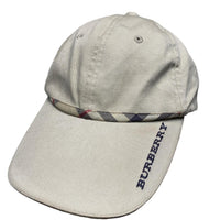 Burberry Cream Vintage Baseball Cap