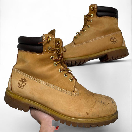 Timberland Nubuck Wheat Brown Boots (UK 11)