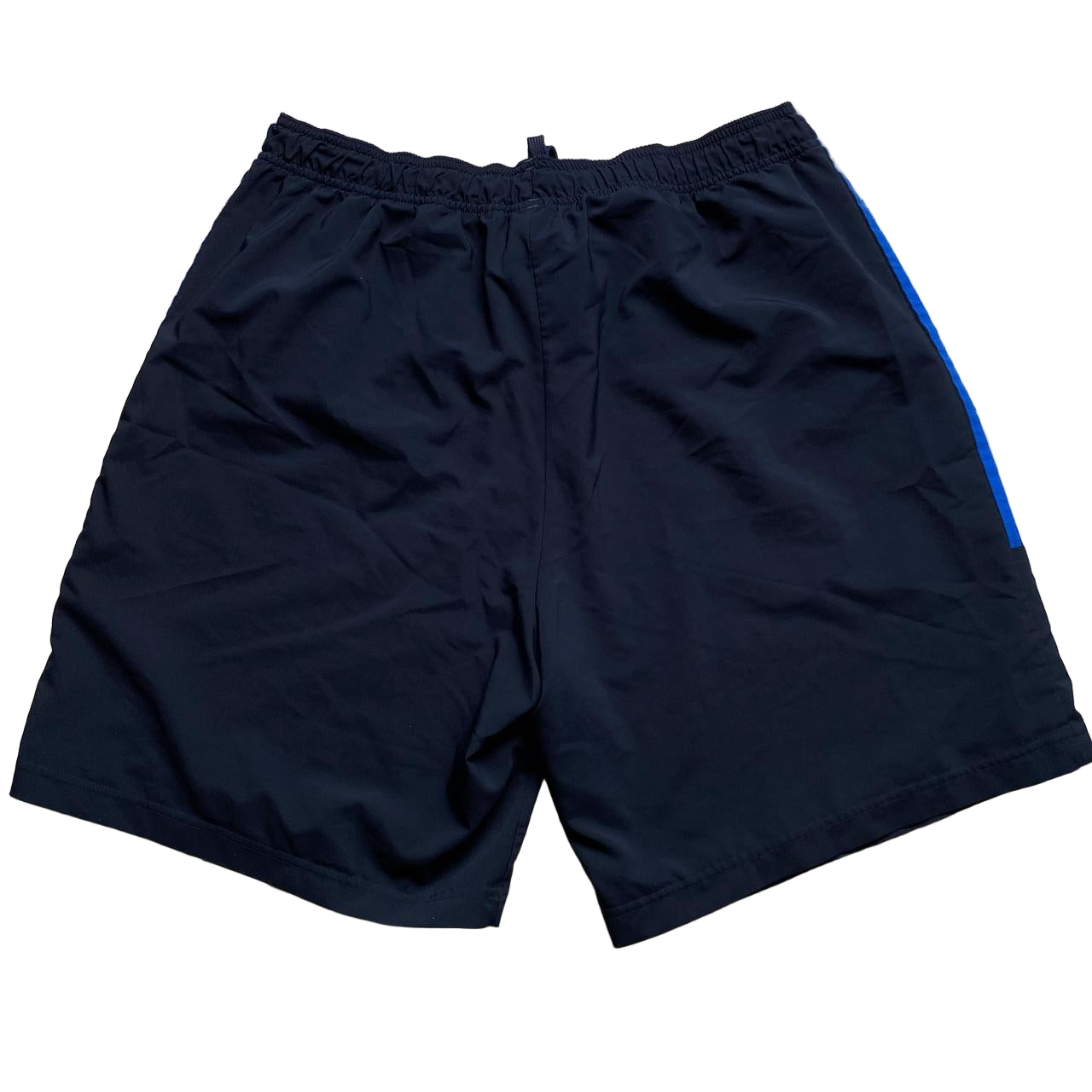 Adidas Navy and Blue Shell Trackpant Shorts (XL)