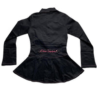 Edward Scissorhands Black and Pink Goth Grunge Short Dress Shirt (M,L)