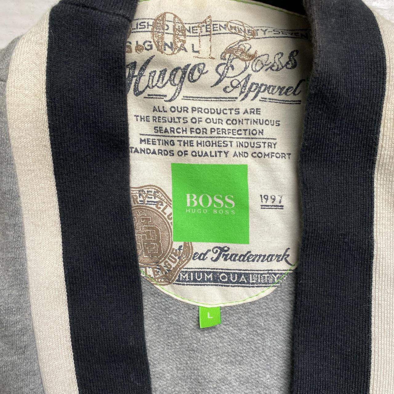 Hugo Boss Grey Cardigan Jumper