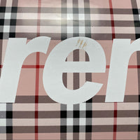 Supreme Burberry Pink Skateboard Deck