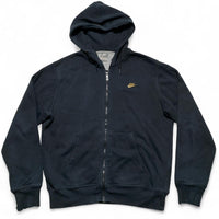 Nike Black and Gold Swoosh Hoodie (L)