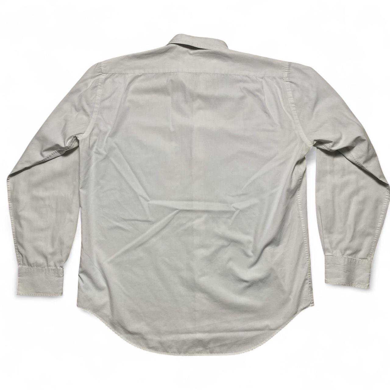 Yves Saint Laurent White Long Sleeve Shirt (L)