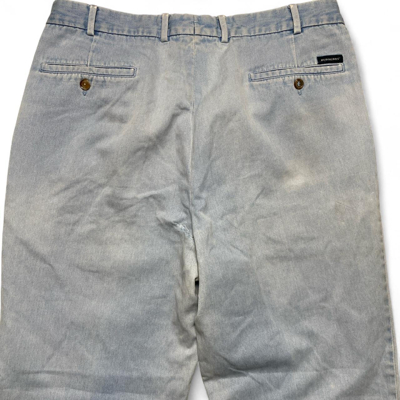 Burberry London Light Blue Chino Smart Trousers (34W)