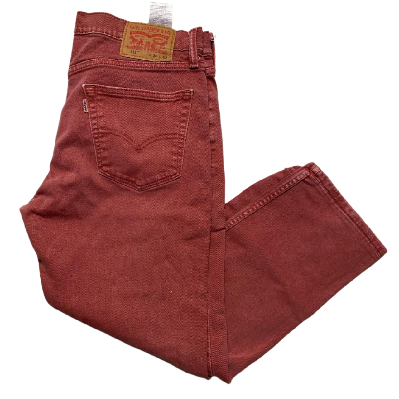 Levis 511 Rose Pink Jeans (W 36)