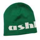 Ashluxe Green and White Beanie Hat
