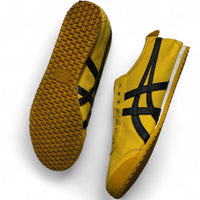 Onitsuka Tiger Mexico 66 Yellow and Black Laceless Trainers (UK 10)