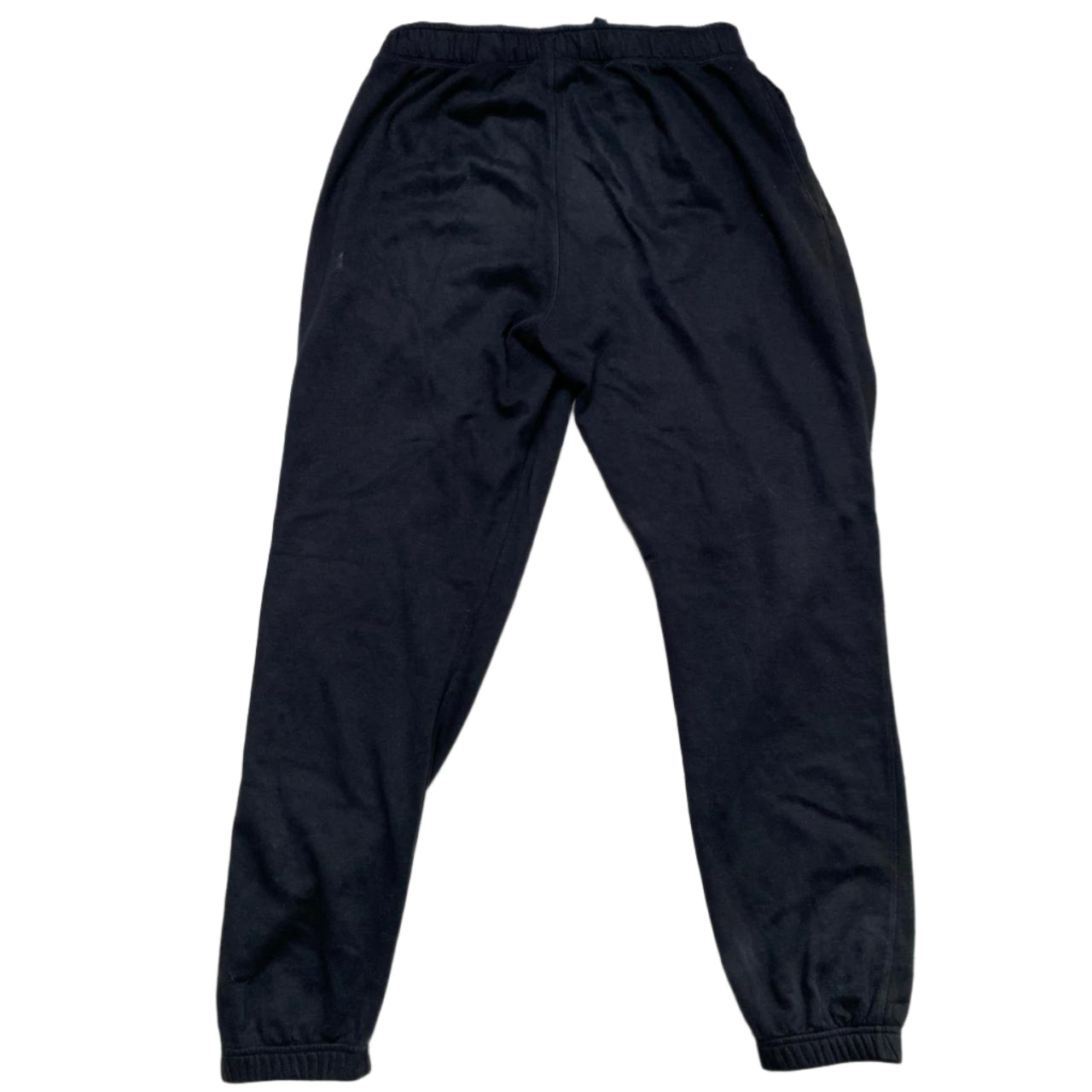 Nike Club Black and White Swoosh Spellout Joggers (L)