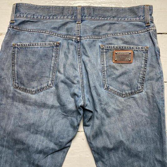 Dolce and Gabbana Vintage Plaque Jeans