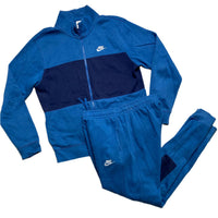 Nike Blue and White Full Tracksuit (S)