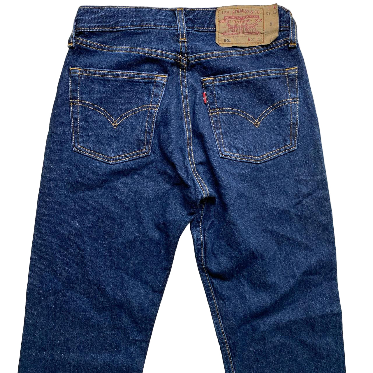 Levis 501 Vintage Navy Jeans (27W)