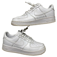 Nike Air Force 1 Fresh Leather Premium White (UK 8)