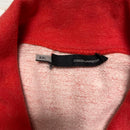 Dsquared Red and White Zip Up Jumper (2XL)