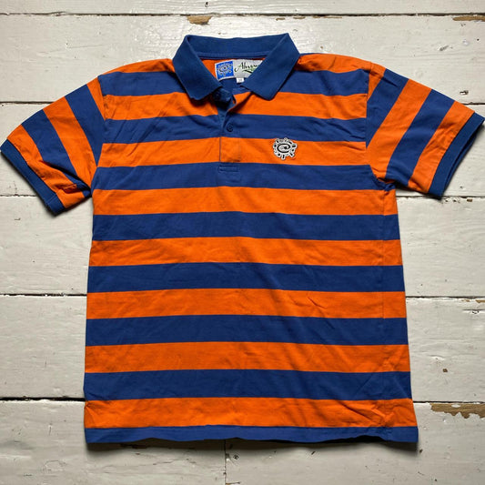 Always Do What You Should Do Orange and Blue Lake Elsinore Polo Shirt