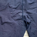 Adidas Navy and White Stripe Shell Baggy Trackpant Bottoms (36W)