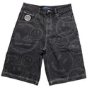 Minus Two Jeans Smiley Face Jorts Jean Shorts Grey (L)