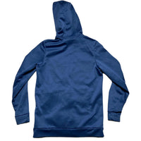 Nike Dri Fit Blue and Black Hoodie (M)