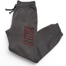 Nike Club Stitch Grey and Red Embroidery Joggers (S)
