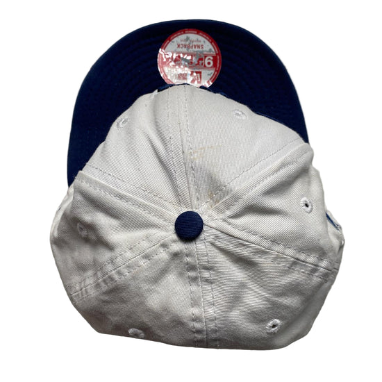 Dallas Cowboys White and Navy Snapback New Era Cap