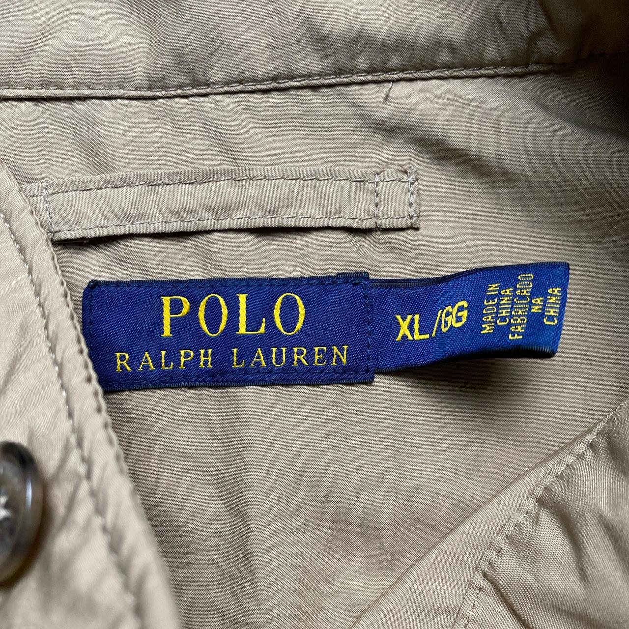 Polo Ralph Lauren Cream Beige Harrington Bomber Jacket