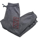 Nike Club Contrast Stitch Grey and Red Joggers (M)