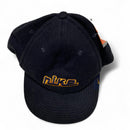 Nike Vintage y2k Navy and Yellow Cap
