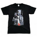 Naruto Kakashi Hatake Black and Red T Shirt (M)