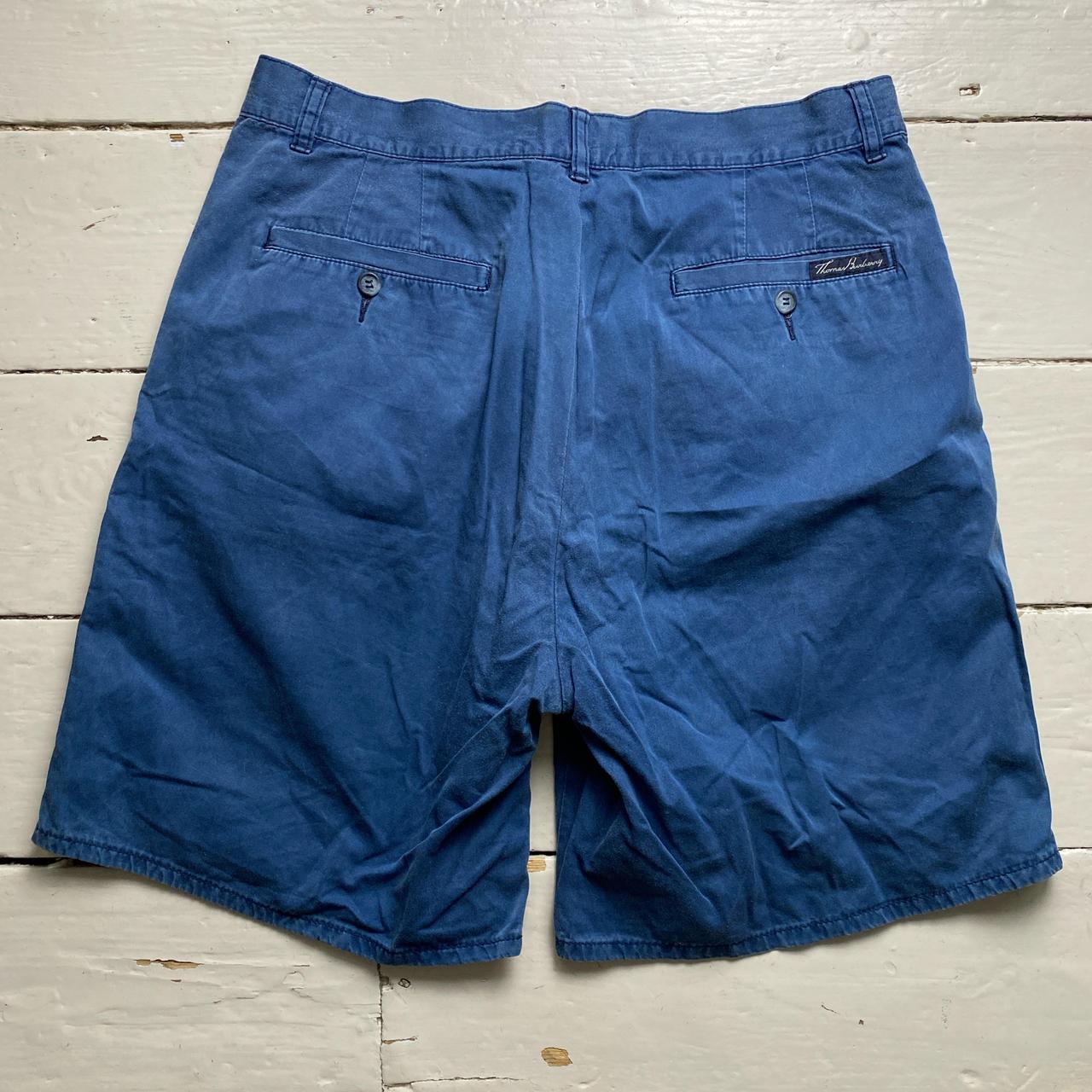 Thomas Burberry Vintage Blue Chino Shorts