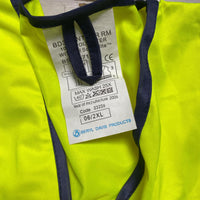 Royal Mail HI Vis Neon and Silver Reflective Over Jacket (2XL)