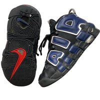 Nike Air Uptempo Black Navy and Red (UK 5)