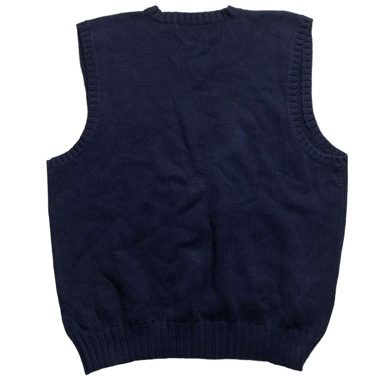 Polo Ralph Lauren Navy and Blue Vest Body Warmer Jumper (L)