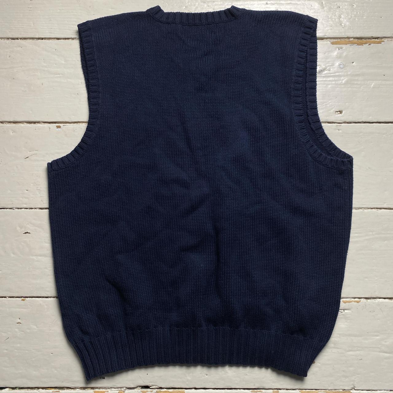 Polo Ralph Lauren Navy and Blue Vest Body Warmer Jumper