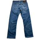 Levis 514 Baggy Blue Distressed Jeans (31W)