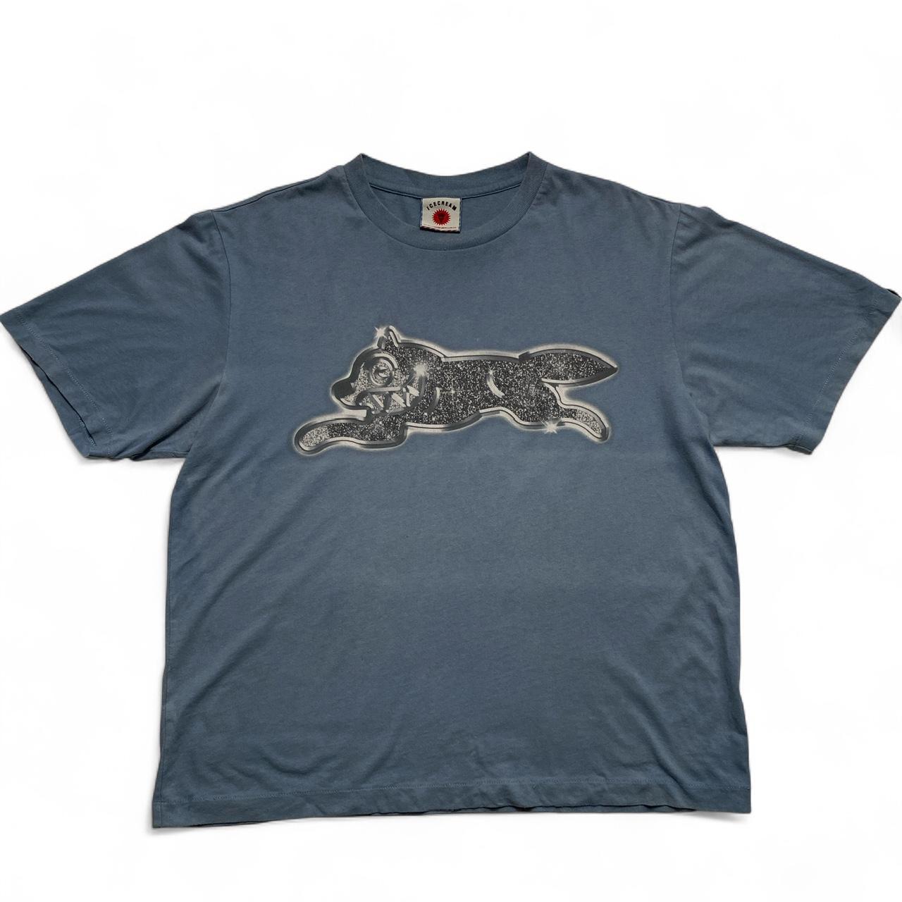 Ice Cream Billionaire Boys Club Buss Down Running Dog T Shirt (L)