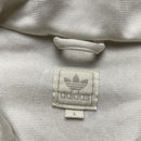 Adidas Originals White and Green Tracksuit Jacket (L)