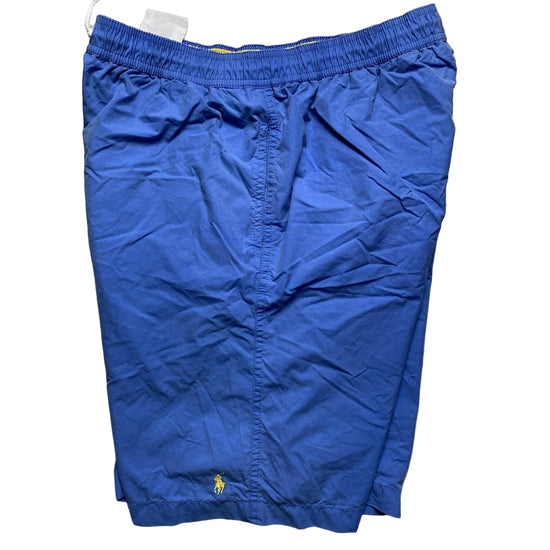 Polo Ralph Lauren Light Baby Blue and Yellow Pony Swim Shorts (30W)