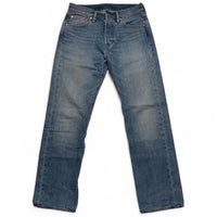 Levis 501 Light Blue Stonewash Jeans (30W)