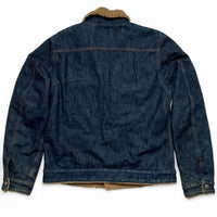 United Colors of Benetton Vintag Sherpa Lining Denim Jacket (M)